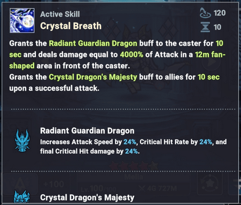 Melia Active skill - Seven Knights Idle Adventure