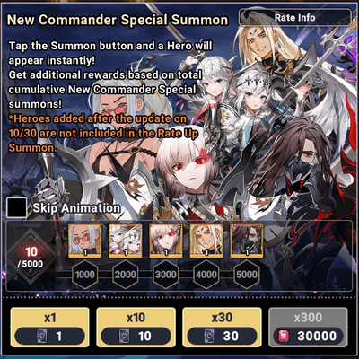 New commander special summon - Seven Knights Idle Adventure