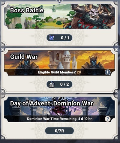 Guild Boss game modes - Seven Knights Idle Adventure