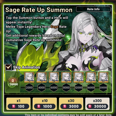 Sage limited banner - Seven Knights Idle Adventure