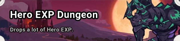 Hero EXP Dungeon Banner Seven Knights Idle Adventure