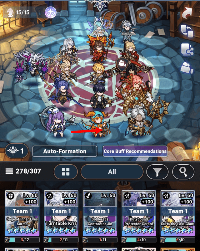 Ante in deep nightmare formation - Seven Knights Idle Adventure