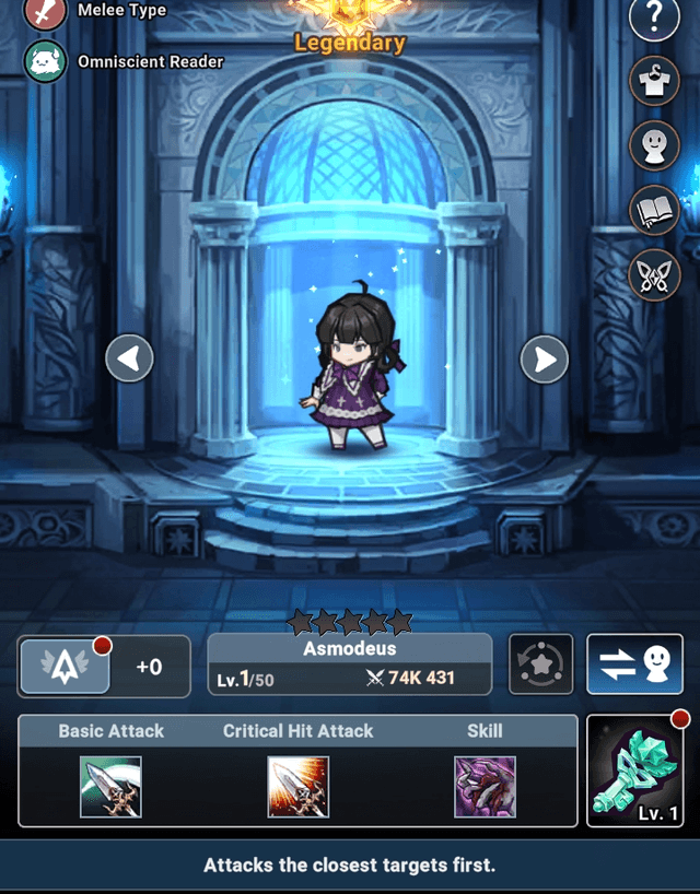 Asmodeus in hero interface