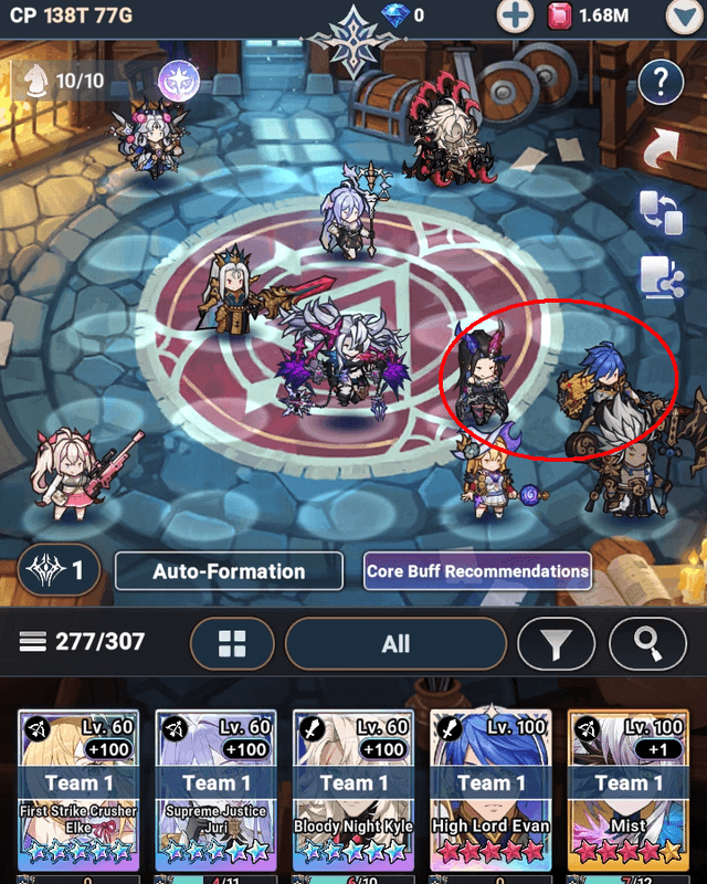 Azure Slayer Devi duo with High Lord Evan in PvP - Seven Knights Idle Adventure