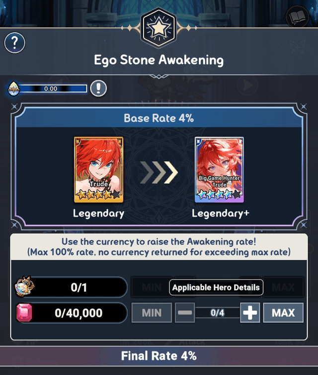 Big Game Hunter Trude in the Awakening System - Seven Knights Idle Adventure