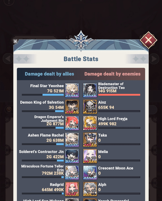 Blademaster of Destruction Teo on DPS in Arena PvP - Seven Knights Idle Adventure