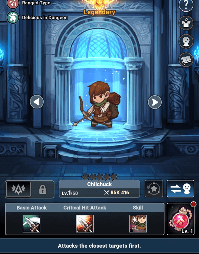 Chilchuck in hero interface