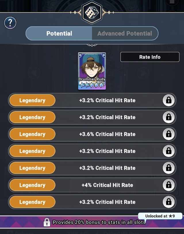 Drummer Rudy build with full critical hit rate - Seven Knights Idle Adventure