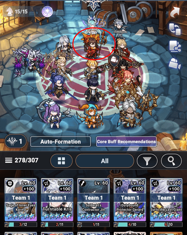 Fai in deep nightmare formation - Seven Knights Idle Adventure