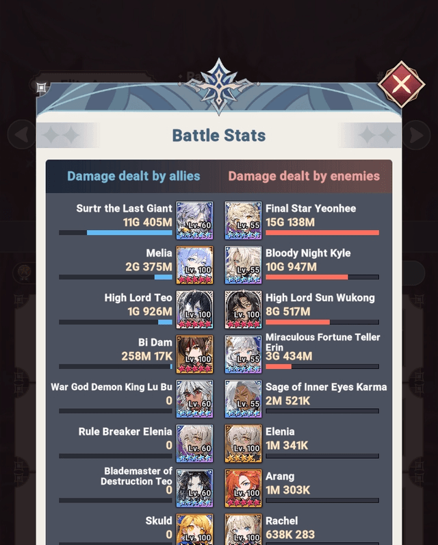Final Star Yeonhee first DPS on PvP Arena - Seven Knights Idle Adventure
