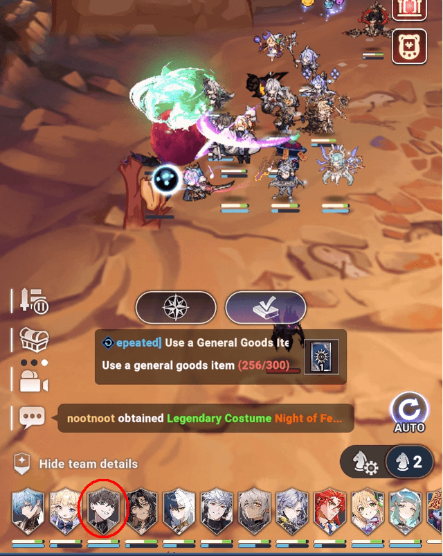 Jack during farming session in adventure - Seven Knights Idle Adventure