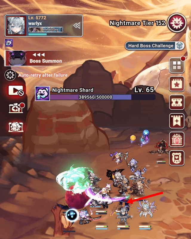 Jiangshi pooki during farming session in adventure - Seven Knights Idle Adventure