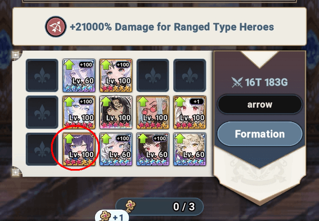 Mariner Biya in team Gold Dungeon - Seven Knights Idle Adventure