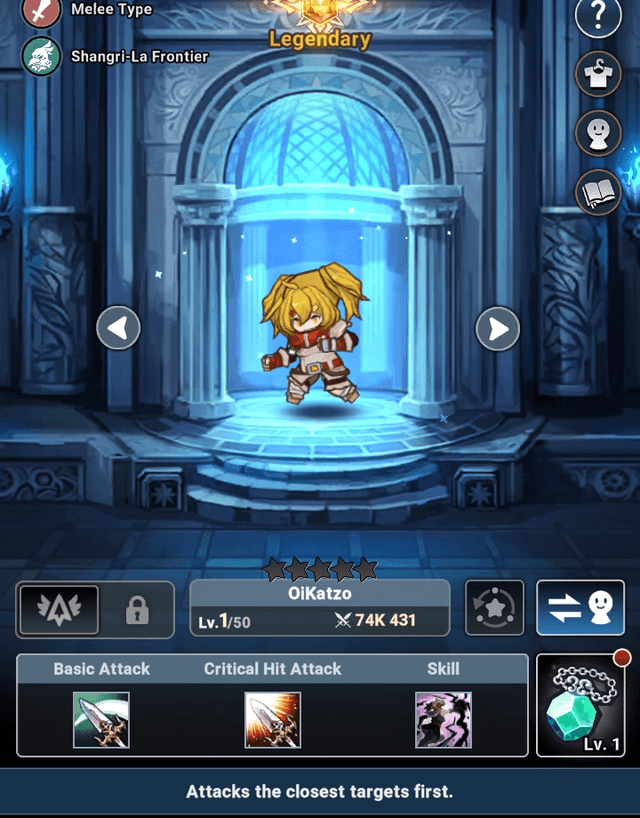 OiKatzo in hero interface