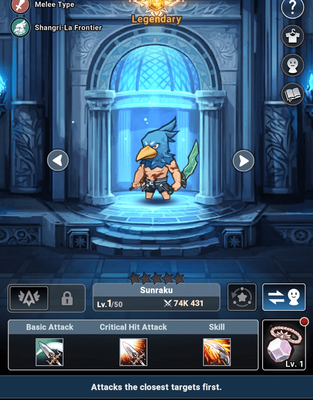 Sunraku in hero interface