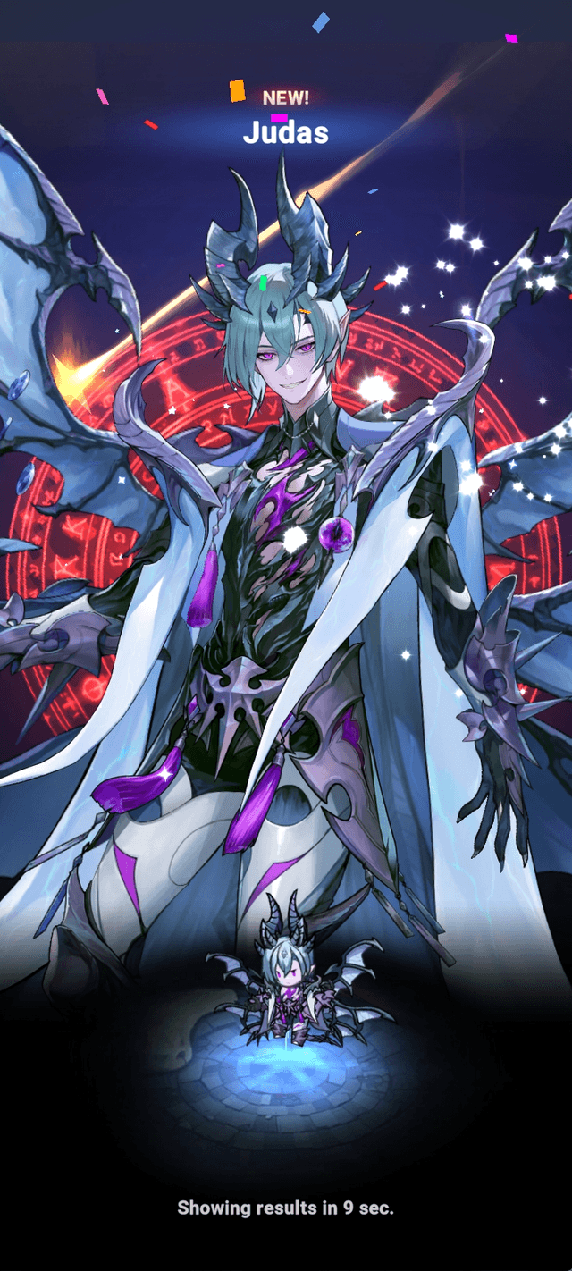 Terminus of the Ages Judas summon banner display - Seven Knights Idle Adventure