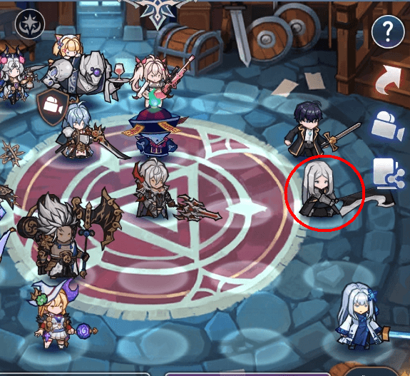 White Whale Luna Corrosion trio team formation with Siris and Jin - Seven Knights Idle Adventure