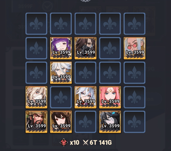 Sample Kyle Sylvesta Enemy team - Seven Knights Idle Adventure