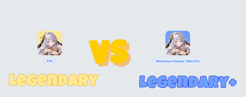 Illustration legendary heroes vs legendary + with Erin - Seven Knights Idle Adventure