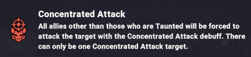 Concentrated attack debuff - Seven Knights Idle Adventure