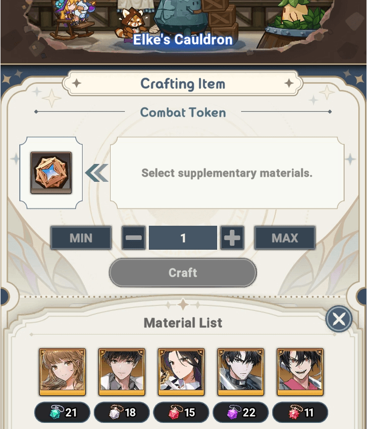 Exchange collaboratione equipments in Elke's cauldron - Seven Knights Idle Adventure
