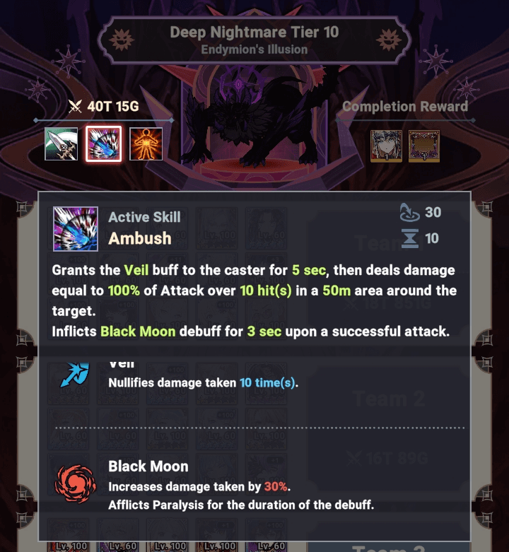 Endymion skills deep nightmare - Seven Knights Idle Adventure