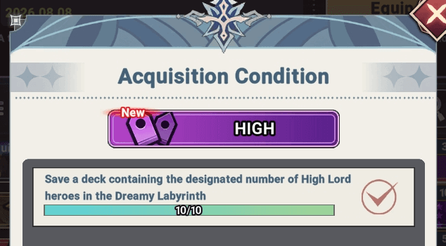 Achievement High Lord dream team assembled - Seven Knights Idle Adventure