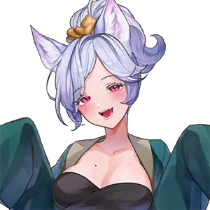Three-Tailed Fox Lush portrait