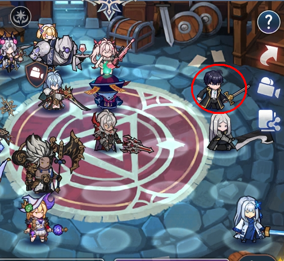 Solderet Contractor Jin Corrosion trio team formation with Siris and Luna - Seven Knights Idle Adventure